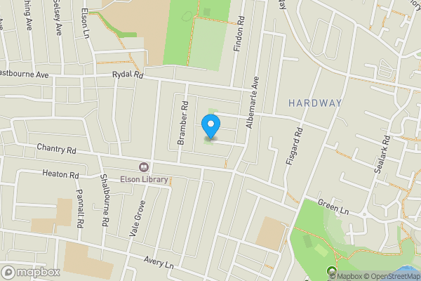 Map location for Tewkesbury Avenue, Gosport, Hampshire, PO12 4JA