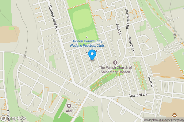 Map location for 19 Tenth Street Horden, Peterlee, County Durham, SR8 4NE