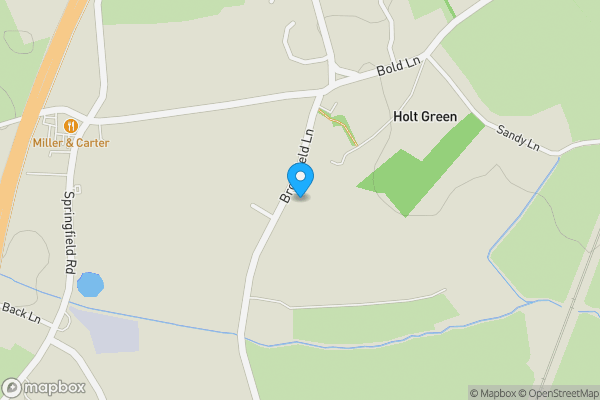 Map location for 31 Brookfield Lane, Aughton, Ormskirk, Lancashire, L39 6SN L39 6SN