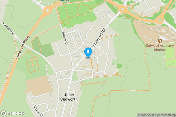 Map location for Cudworths Industrial Club , James Street, Cudworth, Barnsley, South Yorkshire, S72 8AN