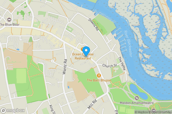 Map location for 162-164 High Street, Maldon, Essex, CM9 5BX