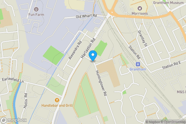 Map location for Huntingtower Road, GRANTHAM, Lincolnshire, NG31 7AZ