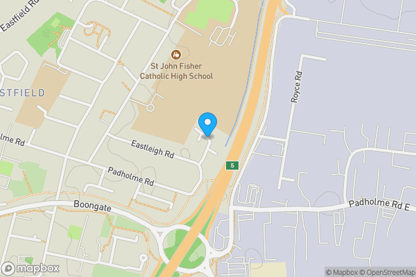 Map location for Wetherby Way, Peterborough, Cambridgeshire, PE1 5NW