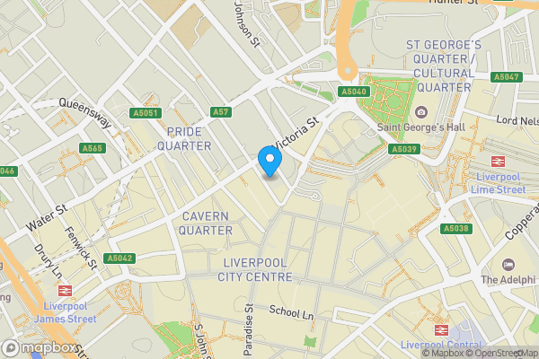 Map location for Apartment 5 11 Sir Thomas Street, Liverpool, L1 6BW