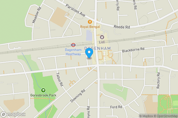 Map location for 10 Tilney Road, Dagenham, RM9 6HP