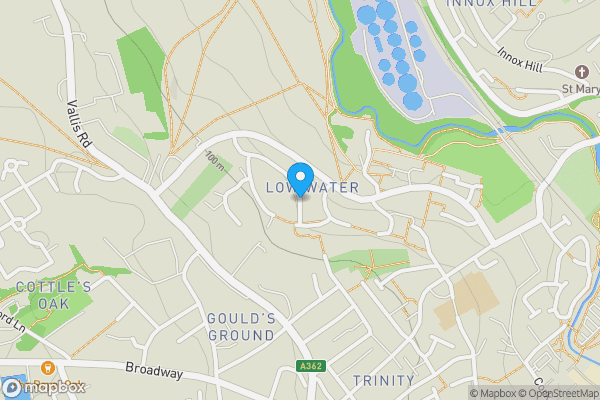 Map location for Upper Whatcombe, Frome, Somerset, BA11 3SE