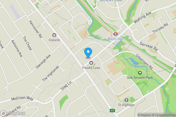 Map location for 80-82 Watling Avenue, Burnt Oak, Middlesex HA8 0LQ