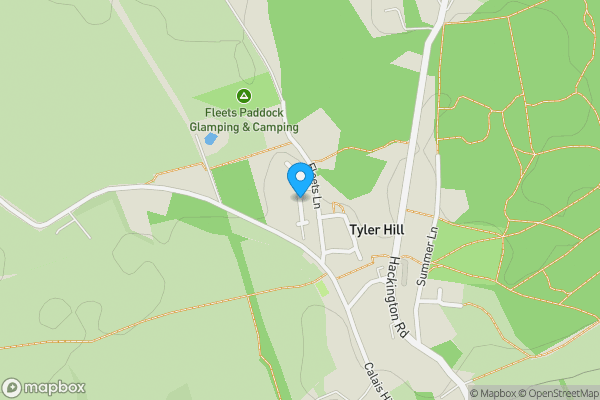 Map location for Sunnymead, Canterbury, Kent, CT2 9NW