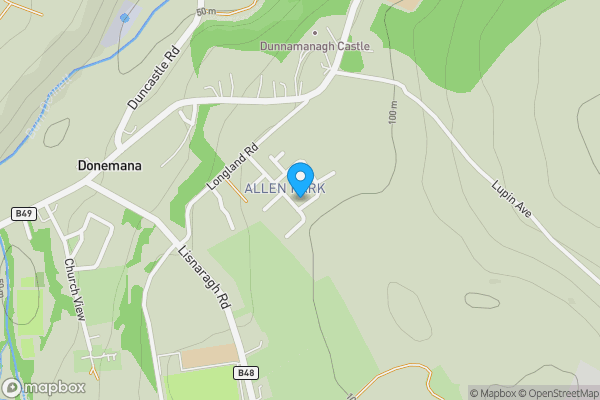 Map location for 82, Allen Park, Donemana, Strabane, County Fermanagh, BT82 0PD