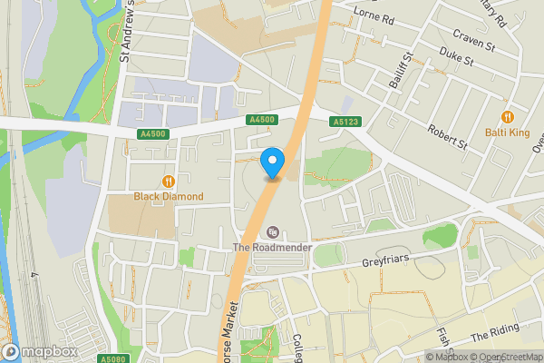 Map location for Flat 115, Alpha House, Northampton, Northamptonshire, NN1 2HS