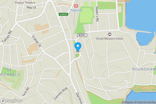 Map location for Land Adj. 14 Whitstone Road, Whitstone Road, Paignton, Devon, TQ4 6EY