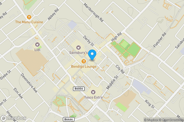 Map location for 68, 68a and 70, 70a High Road, Beeston, Nottingham NG9 2LF