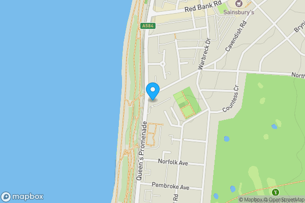 Map location for 168-170, Blackpool, Lancashire, FY2 9JN