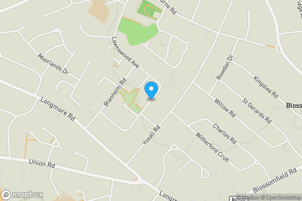 Map location for Lawnswood Avenue, Solihull, West Midlands, B90 3QG