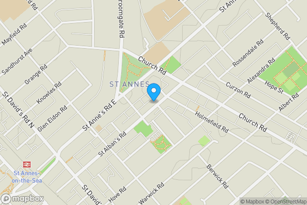 Map location for 121 and 121A, Lytham St. Annes, Lancashire, FY8 1UZ