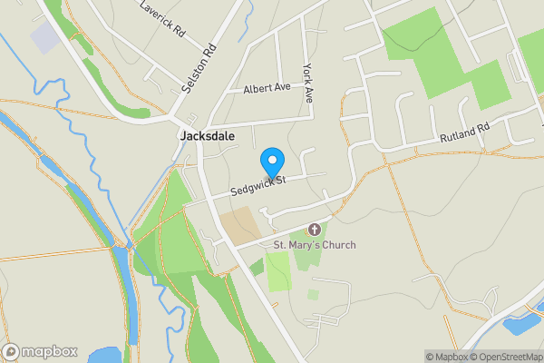 Map location for Sedgwick Street, NOTTINGHAM, Nottinghamshire, NG16 5JY