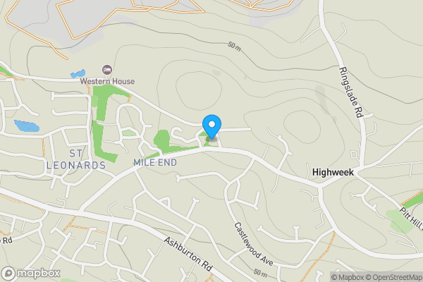 Map location for Land at Daracombe Park, Mile End Road , Newton Abbot, TQ12 1RW