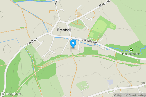 Map location for Aerlands, 3 Pall Mall, Breadsall Village, Derby DE21 5LU