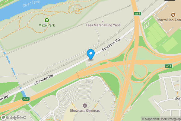 Map location for 228 Stockton Road, Middlesbrough, Cleveland, TS5 4AD