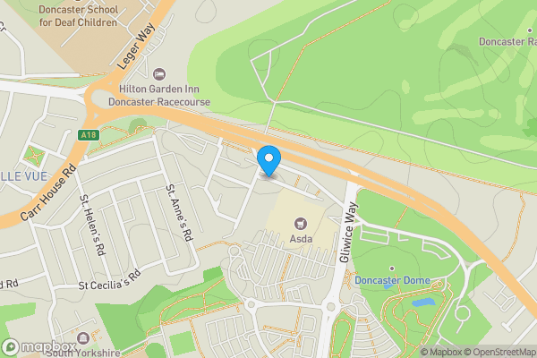 Map location for Rosso Close, DONCASTER, South Yorkshire, DN4 5FS