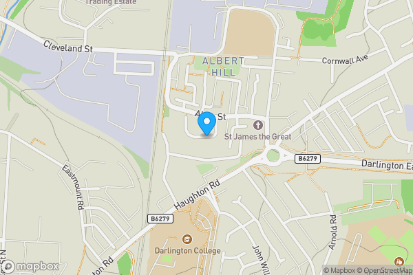 Map location for Bowes Court, DARLINGTON, County Durham, DL1 2HL