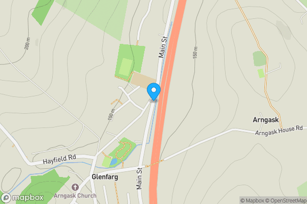 Map location for Glenfarg Hotel, Main Street, Glenfarg, Perth PH2 9NU