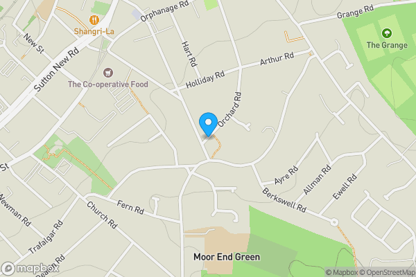 Map location for Orchard Road, BIRMINGHAM, West Midlands, B24 9JF