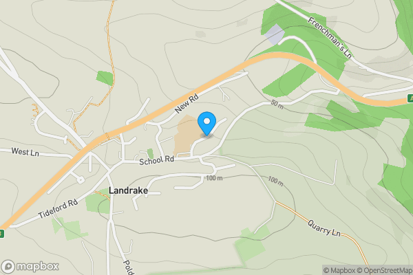 Map location for Lowertown Close, Saltash, Cornwall, PL12 5DG