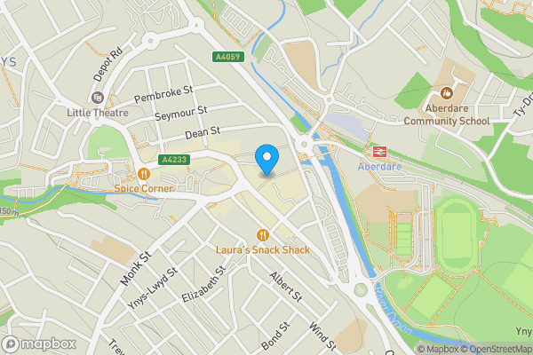 Map location for 4-5 Market Street, Abernant, Aberdare, Rhondda Cynon Taff, CF44 7DY