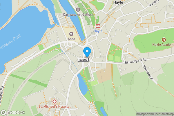 Map location for Flat 13 Foundry House, Foundry Square, Haye, Cornwall, TR27 4AE