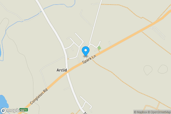 Map location for Land off Davenport Lane, Arclid, Cheshire East, CW11 2SU