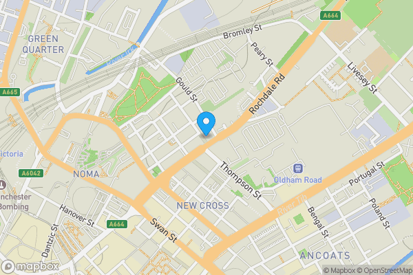 Map location for Apartment 312, 6 Ludgate Hill, Manchester, M4 4BW