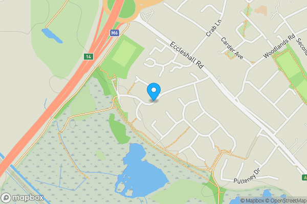 Map location for Wootton Drive, STAFFORD, Staffordshire, ST16 1PU