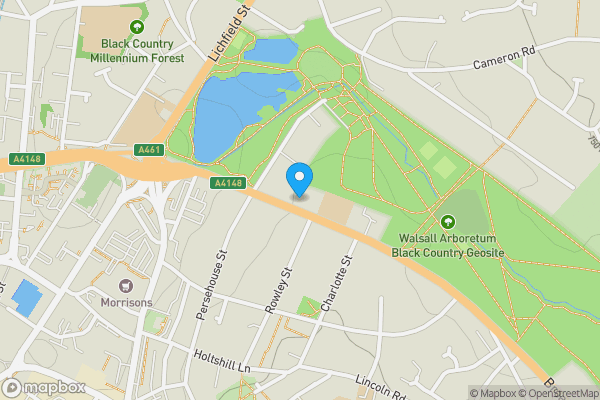 Map location for 11 Broadway North, Walsall, WS1 2QG