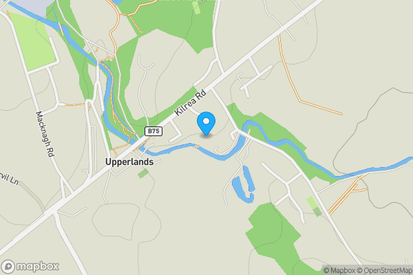 Map location for 5 Riverside Mews, Tirgarvil Road, Upperlands, Maghera, County Londonderry, BT46 5UQ