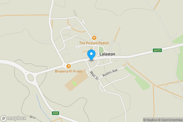 Map location for The Great House Hotel, Laleston, Bridgend, CF32 0HP