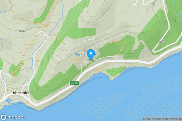 Map location for Chalet 5, Plas Panteidal, Aberdovey, LL35 0RF