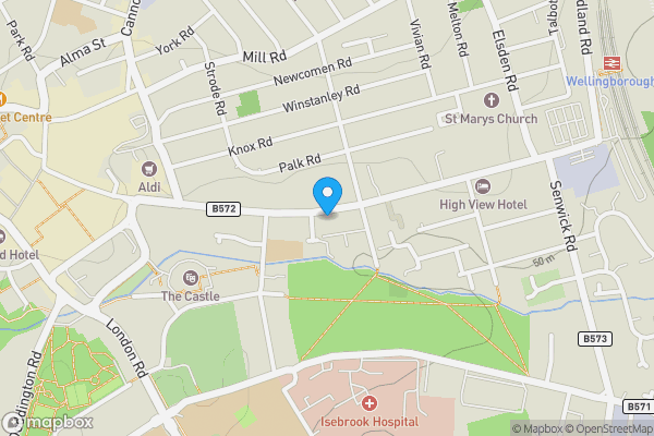 Map location for Imperial Euro Hotel, 90-92 Midland Road, Wellingborough, Northamptonshire, NN8 1NB