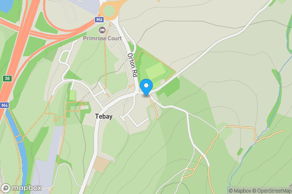 Map location for Baranello Lodge, Tebay, Cumbria CA10 3TP