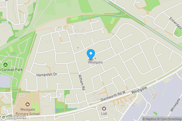 Map location for 28 Hawkshead Drive, Morecambe, Lancashire LA4 4SP