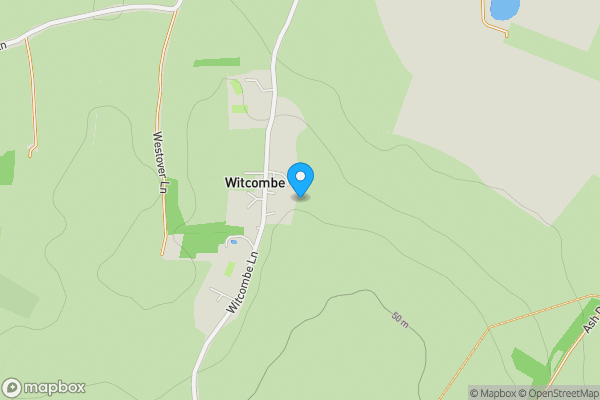 Map location for Witcombe, Martock, Somerset, TA12