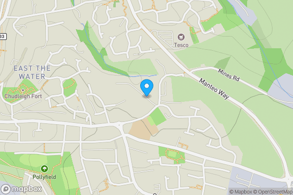 Map location for Mines Road, Bideford, Devon, EX39 4BZ