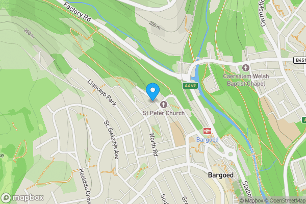 Map location for 27 Usk Road, Bargoed, Mid Glamorgan, CF81 8RL