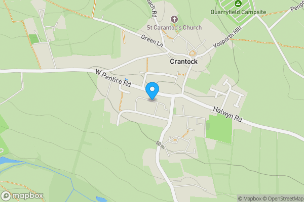 Map location for Carneton Close, Newquay, Cornwall, TR8 5RY