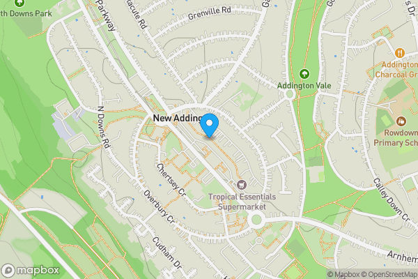 Map location for 23 Central Parade New Addington Croydon CR0 0JB