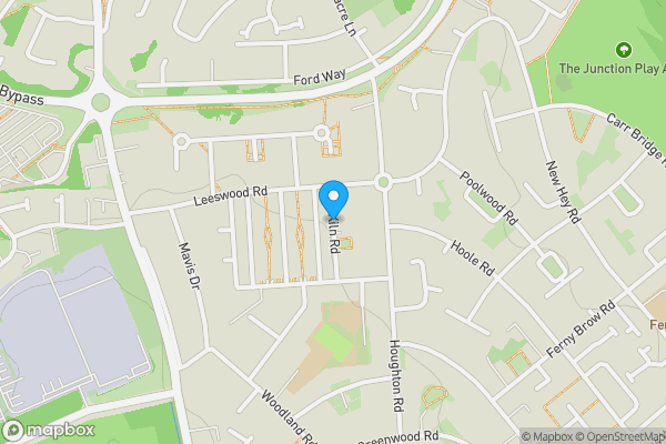 Map location for 23 Kiln Road, Woodchurch, CH49 9AL