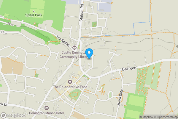 Map location for 9 Castle Hill, Castle Donington, Derby DE74 2LD