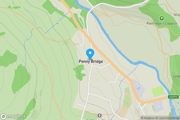 Map location for Roy Cottage, Penny Bridge, Ulverston, Cumbria LA12 7RJ