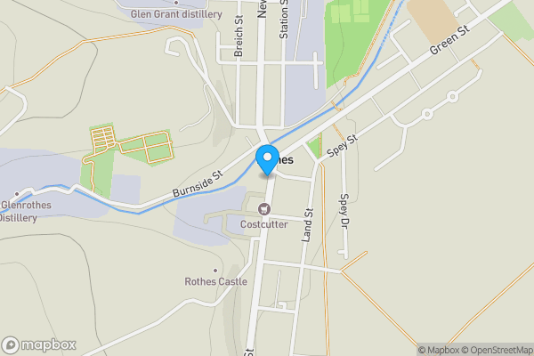 Map location for The Church, 19 High Street, Rothes, Aberlour, Moray AB38 7AU