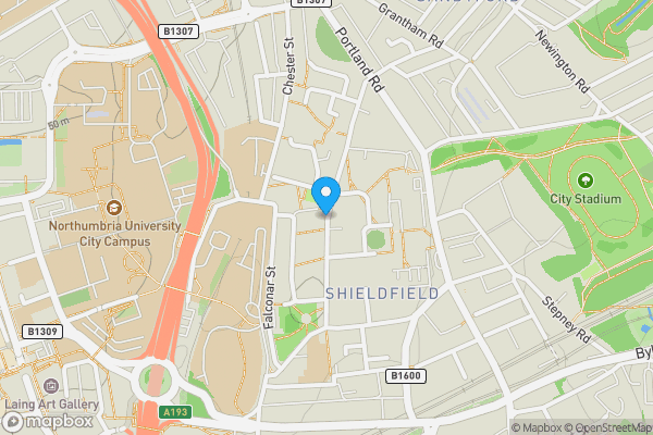 Map location for Lort House, Newcastle Upon Tyne, NE2 1YA